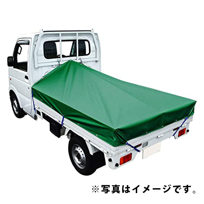 売れ筋がひ！ ＴＲＵＳＣＯ トラックシートα ２ｔ用 幅２３００ｍｍＸ長さ３．６ｍ 緑 TS2TA 3100GN